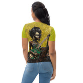 Close-up of Guitar is My Best Friend Women's T-Shirt Fabric